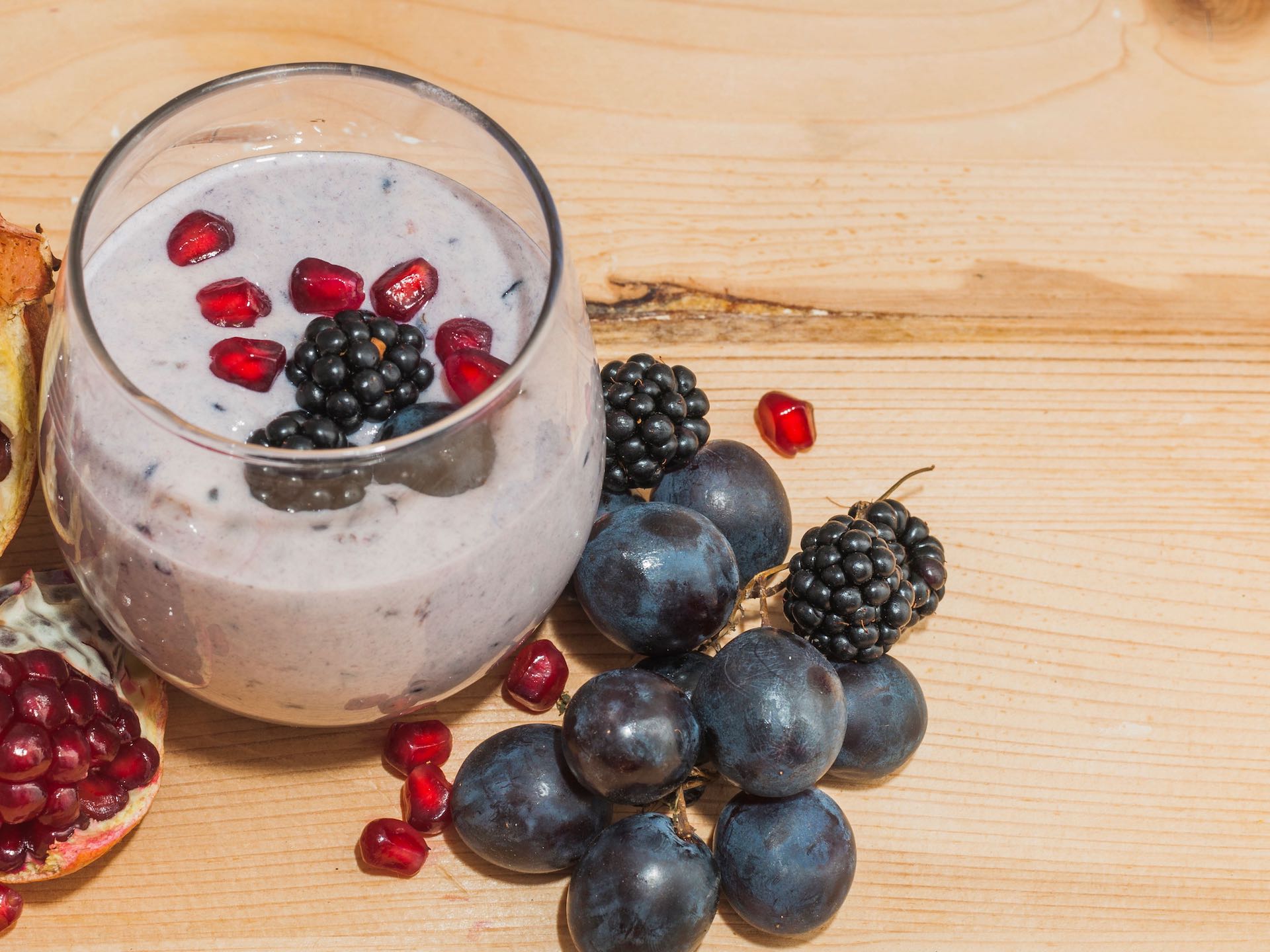Γρήγορες και εύκολες συνταγές πρωτεϊνικού shake: Grape -Berry Protein Shake